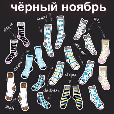 🎁ЧЁРНЫЙ НОЯБРЬ! Российские носки по СУПЕР цене!!!!