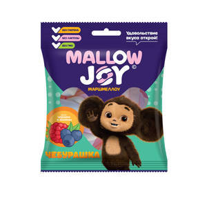 ЧЕБУРАШКА MALLOW JOY Маршмеллоу во флоупаке 1кор*5бл*20шт, 25г.