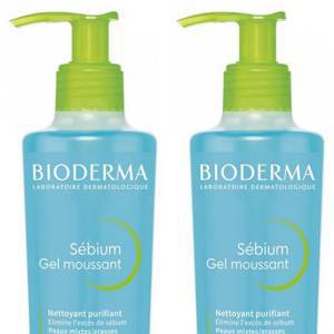 Bioderma Sébium Purifying Cleansing Foaming Gel 2 x 2 x 200ml