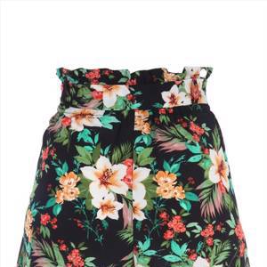 Womens Green Palm Shorts