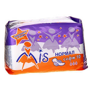 Прокладки MIS Нормал Софт (3 капли), 10 шт.