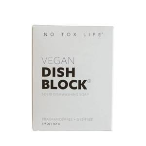 No Tox Life, Dish Washing Block - Dish Soap Bar, Zero Waste, Vegan, 6oz