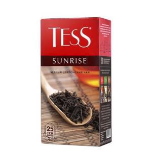 Чай                                        Tess                                         Санрайз 25 пак. х 1,8 гр. черный (10) (0937)