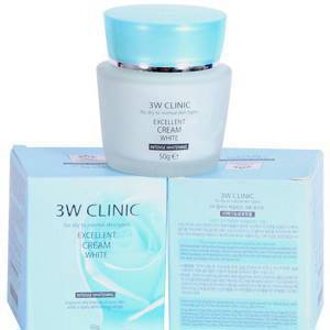 Крем для лица 3W CLINIC отбеливающий Excellent White Cream, 50 ГР