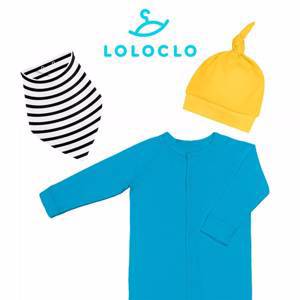 LOLOCLO для NappyClub Комплект одежды для мальчика 6-9 мес