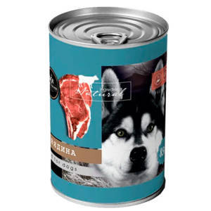 Секрет Премиум консервы для собак говядина 850гр