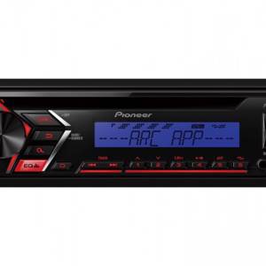 Pioneer DEH-S100UBB   CD-R/-RW/MP3/WMA/WAV/FLAC, MOSFET 4 х 50 Вт, тюнер FM c RDS, фронтальный AUX-I