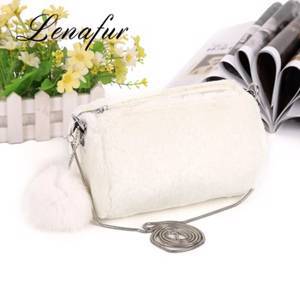 Handbags Women Rabbit Fur Bag For Lady