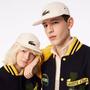 Unisex LACOSTE Kappe aus Bio-Baumwolle