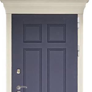 дверь стальная Стокгольм софт темно синий