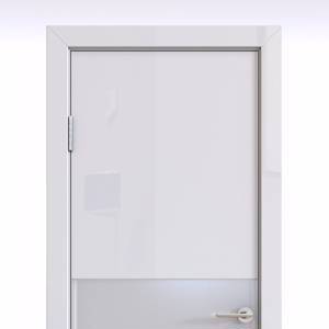 Дверь межкомнатная DO-501 Белый глянец/Снег (ДО-501)