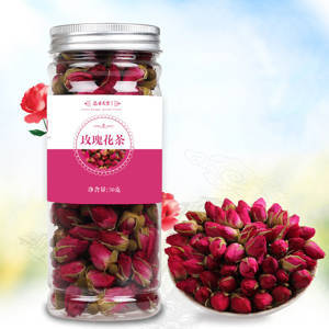 Бутоны роз сушеные розовые, 50 гр
