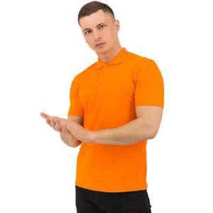 Рубашка поло Rock, мужская, оранжевая, L