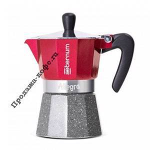 Гейзерная кофеварка Bialetti Aeternum Allegra Petra Rouge R (6 чашек)