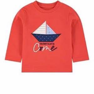 Red Boat Print T-shirt