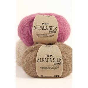 Пряжа DROPS ALPACA SILK (77% альпака, 23% шелк 25г 140м)