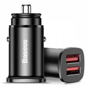 Автомобильное зарядное устройство Baseus Car Charger 30W Dual QC3.0 Черный (CCALL-DS01)