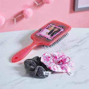 Barbie, Hairbrush and Scrunchies Set