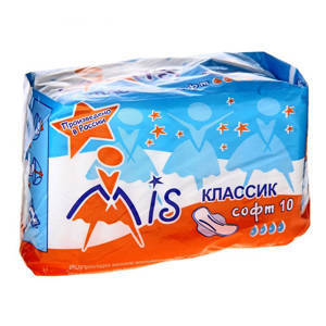 Прокладки MIS Классик Софт (4 капли), 10 шт.