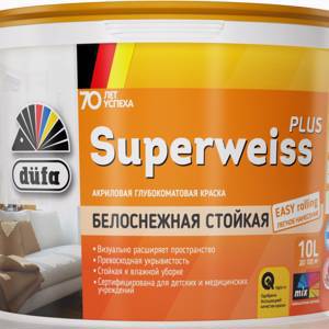 Краска акриловая dufa Superweiss Plus