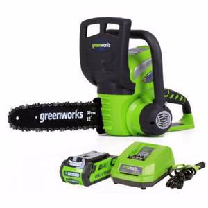 G-MAX 40V Цепная пила 30 см GREENWORKS G40CS30 плюс, арт. 20117UA