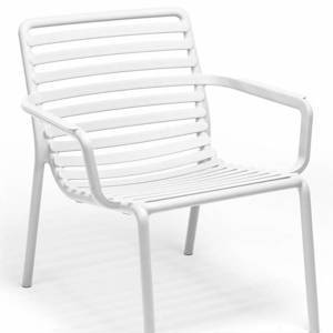 Лаунж-кресло пластиковое Doga Relax белый 700х755х760 мм