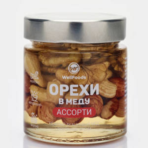 Ассорти орехов в меду (200мл)