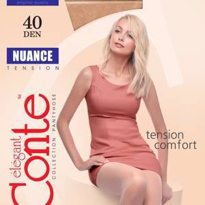 CONTE Колготки жен. NUANCE 40 DEN бронзовый/bronz r.2