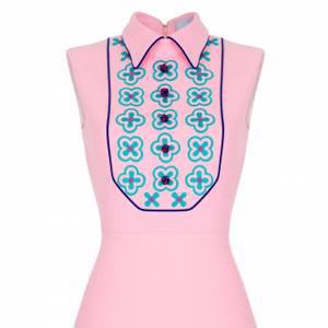 Pink Sleevless Mini Dress