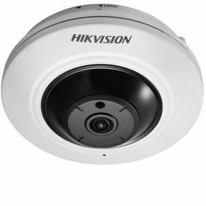 DS-2CD2955FWD-I (1.05mm) 5Мп fisheye IP-камера c EXIR-подсветкой до 8м