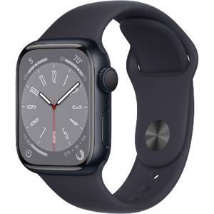 Apple Watch Series 8 (GPS) 41mm Midnight Aluminum Case with Midnight Sport Band (Темная ночь)