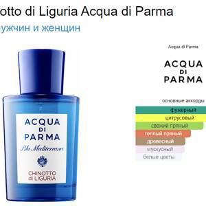 Acqua Di Parma Chinotto Di Liguria 75ml (duty free)