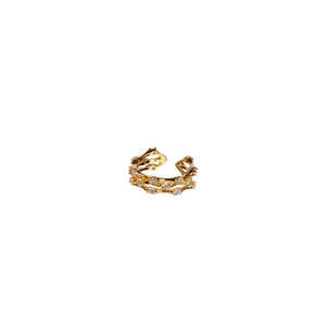 Кольцо “Bifurque” gold