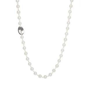 Collana lunga di perle Pearl - Argento