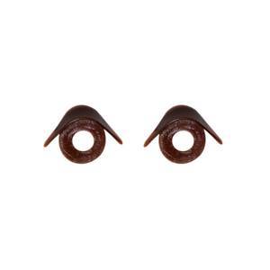 Веко для глаза 10-12 мм (уп. 100 пар) коричневое