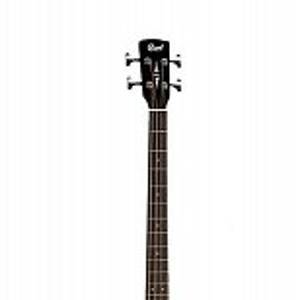 SJB5F-BK Acoustic Bass Series Электро-акустическая бас-гитара, с вырезом, черная, Cort