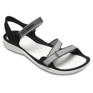 CROCS Women’s Swiftwater Webbing Sandal Smoke/Oyster