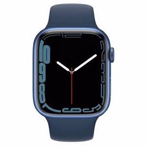 Apple Watch Series 7 (GPS) 41mm Blue Aluminum Case with Abyss Blue Sport Band (Синий омут)