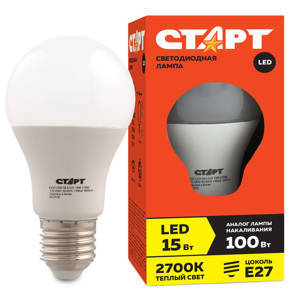 Лампа светодиодная Старт LED, серия "ЭКО" 15W30, т