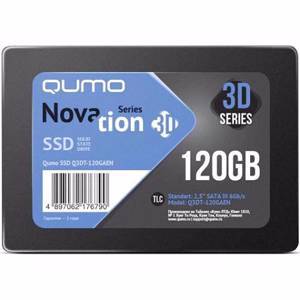 SSD диск 120Гб Qumo Q3DT-120GAEN SATA III Novation TLC 3D внутренний твердотельный накопитель