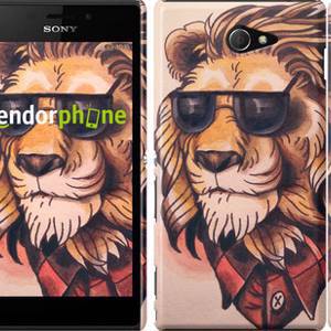 Чехол на Sony Xperia M2 dual D2302 Lion 2 "3481m-61"