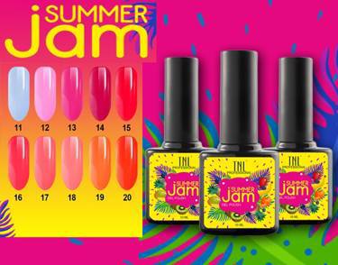Новая летняя линейка гель-лаков Summer Jam от TNL!