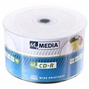 Диск CD-R MyMedia (69206) 700Mb 52x Pack wrap (50шт) Printable