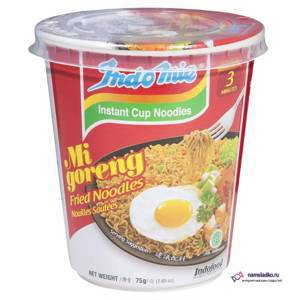 Жареная лапша Cup Mi Goreng Indomie 82гр