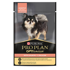Pro Plan (Про План) консервы для взрослых собак с чувствительным пищеварением лосось в соусе 85г