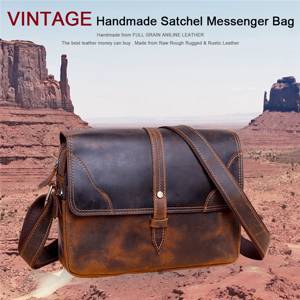 New Arrival Travel Bag  Full Grain Cow Leather Messenger Bag For Men EMH012