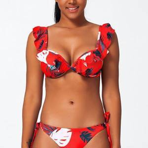 Sexy Ruffle Bikini Swimsuit