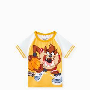 Looney Tunes Kid/Toddler Boy Colorblock Basketball Sport T-Shirt