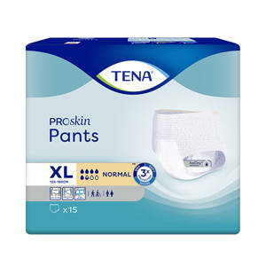 Подгузники-трусы Tena ProSkin Pants Normal Extra Large, объем талии 120-160 см, 15 шт.