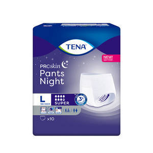 Подгузники-трусы Tena Pants Night Super Large, объем талии 100-135 см, 10 шт.